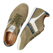 Pantofola d´Oro Sneaker Vasto Suede Low 2026 grün/weiss Herren
